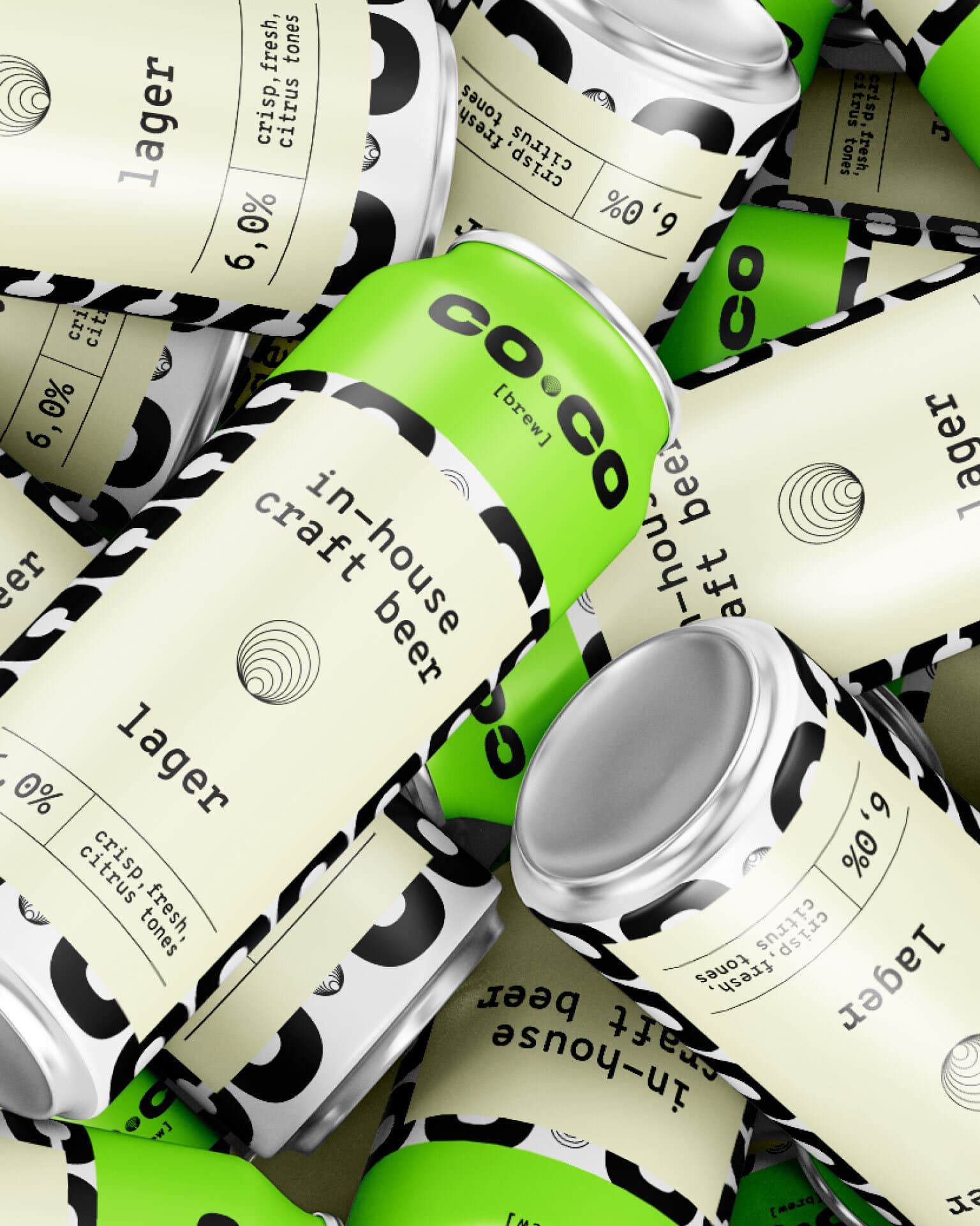 Co.Co Brew. Instagram story designs for the brew, tech, and workspaces verticals.