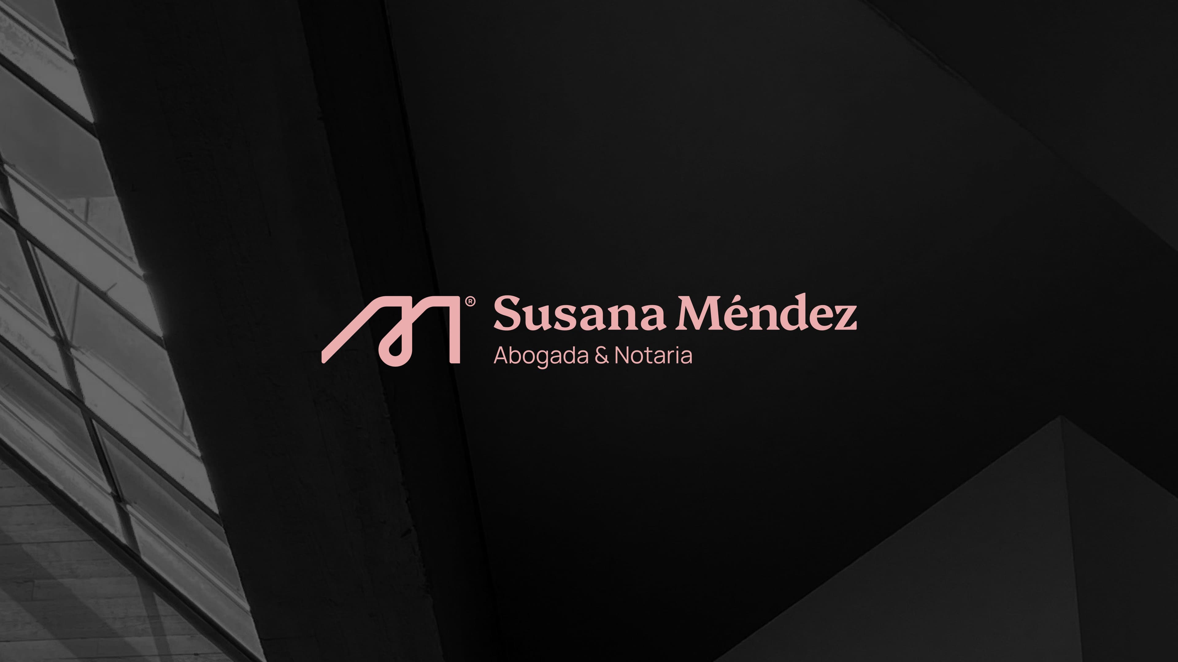 Susana Méndez. The Susana Méndez wordmark and tagline lockup.